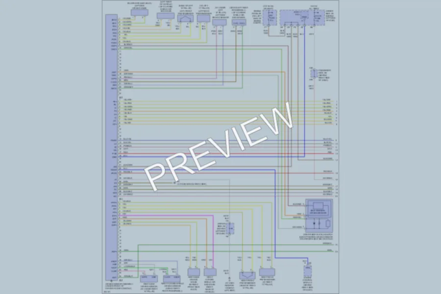 2005 Lexus ES330 Supplemental Restraints wiring diagram preview