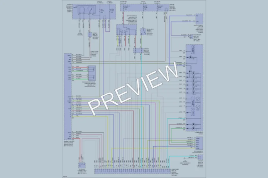 2005 Lexus ES330 Transmission wiring diagram preview