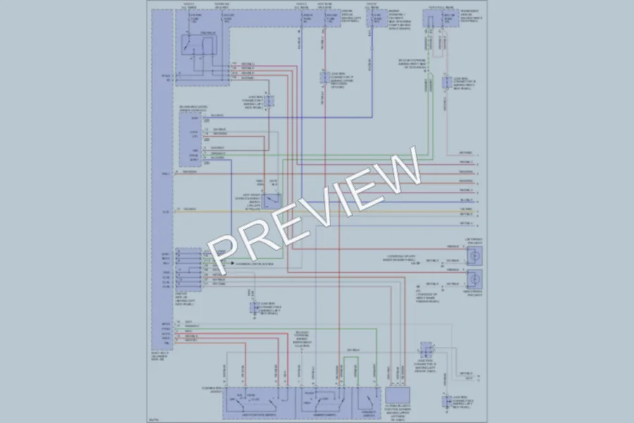 2005 Lexus GS300 Headlights wiring diagram preview