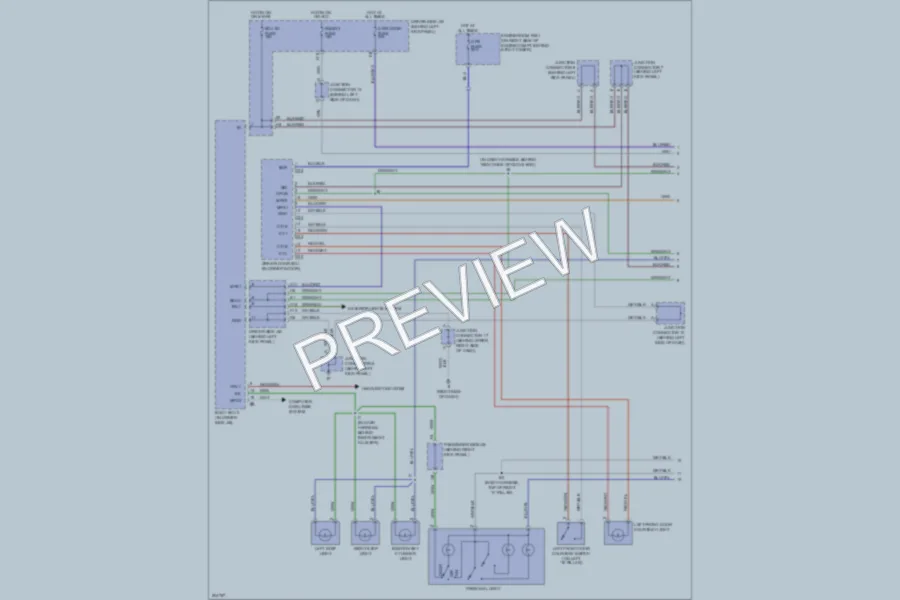 2005 Lexus GS300 Interior Lights wiring diagram preview