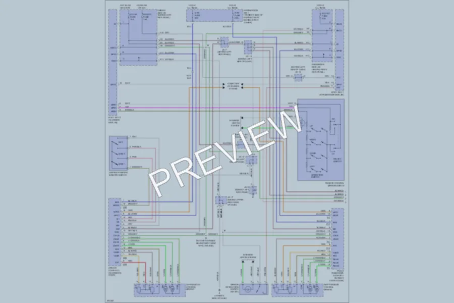 2005 Lexus GS300 Memory Systems wiring diagram preview