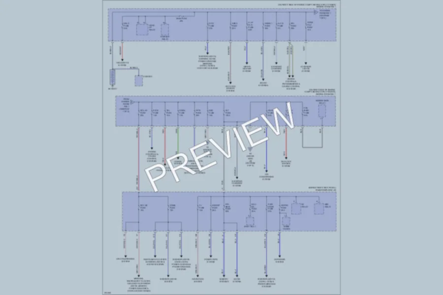 2005 Lexus GS430 Power Distribution wiring diagram preview