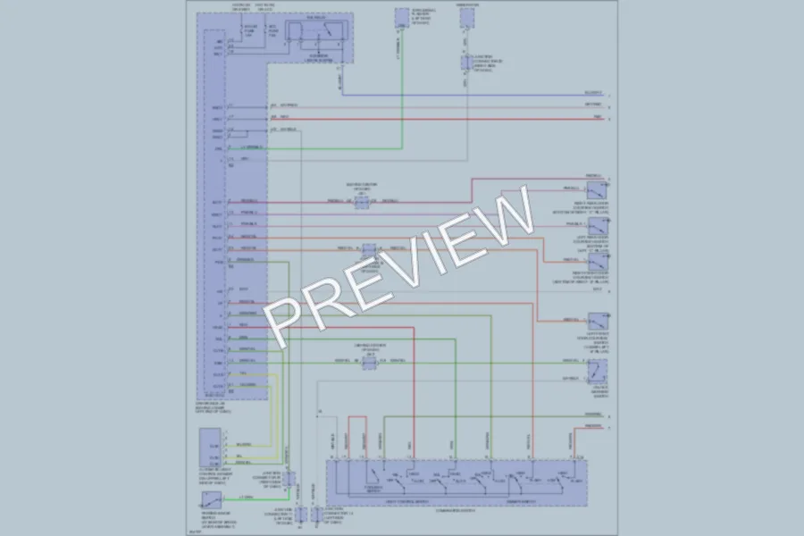 2005 Lexus GX470 Headlights wiring diagram preview