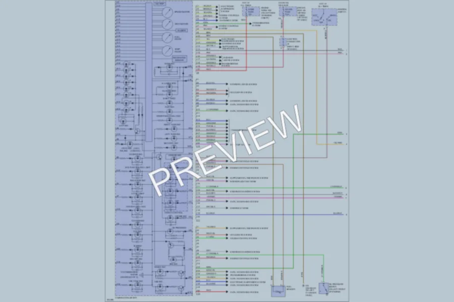 2005 Lexus GX470 Instrument Cluster wiring diagram preview