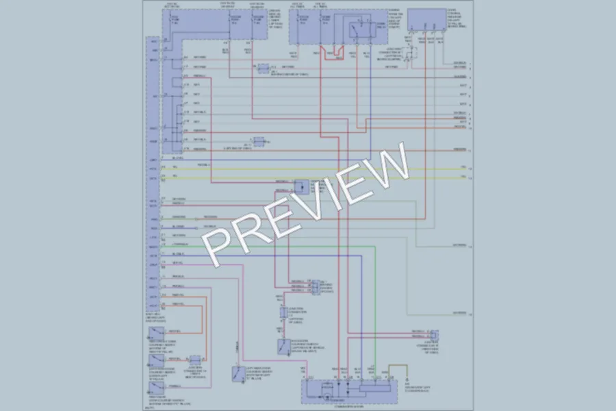 2005 Lexus GX470 Interior Lights wiring diagram preview