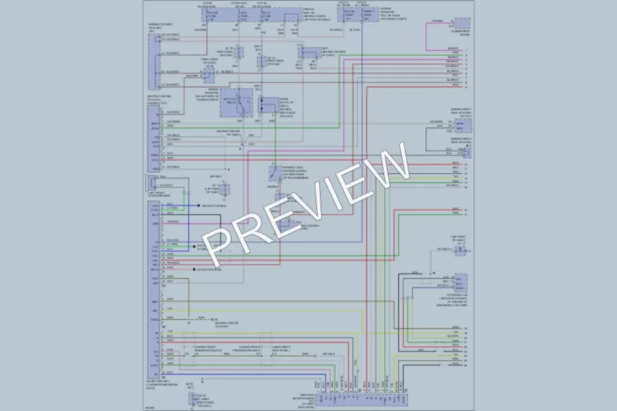 2005 Lexus GX470 Navigation wiring diagram preview