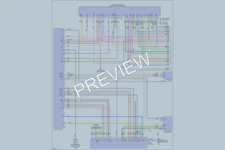 2005 Lexus GX470 Radio wiring diagram preview