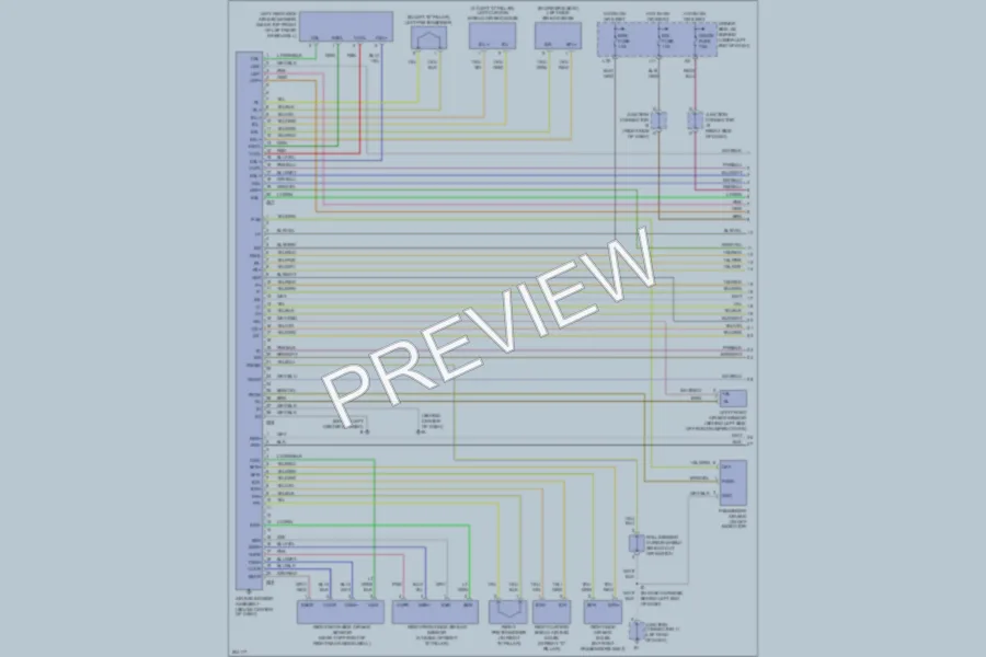 2005 Lexus GX470 Supplemental Restraints wiring diagram preview
