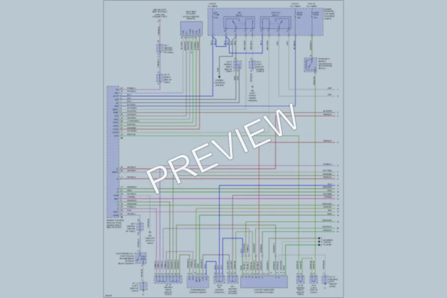 2005 Lexus GX470 Transmission wiring diagram preview