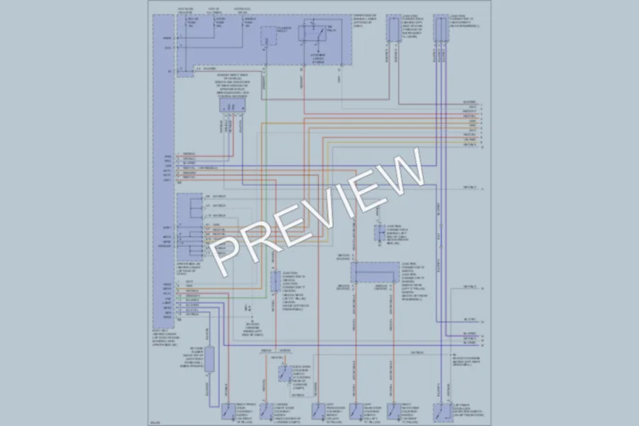 2005 Lexus IS300 Anti Theft wiring diagram preview