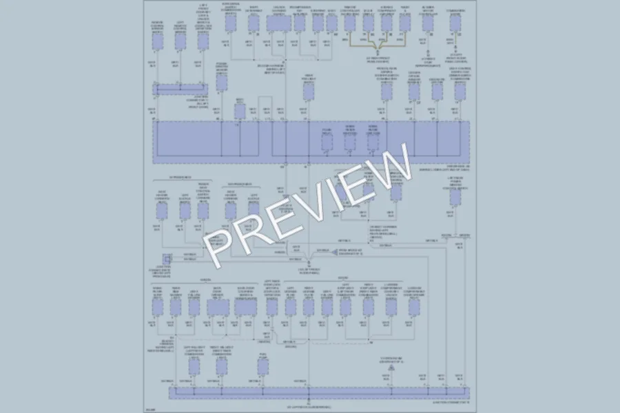 2005 Lexus IS300 Ground Distribution wiring diagram preview