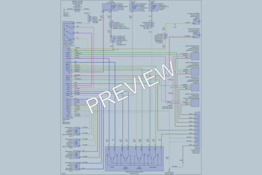 2005 Lexus IS300 Memory Systems wiring diagram preview