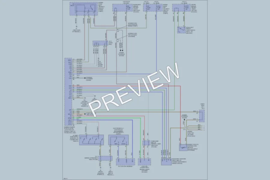 2005 Lexus IS300 Transmission wiring diagram preview
