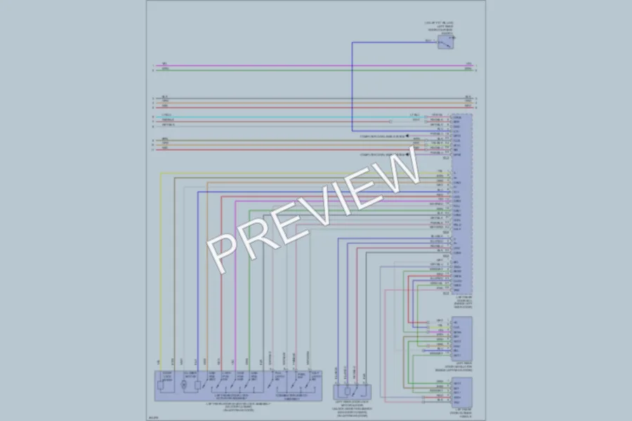 2005 Lexus LS430 Anti Theft wiring diagram preview
