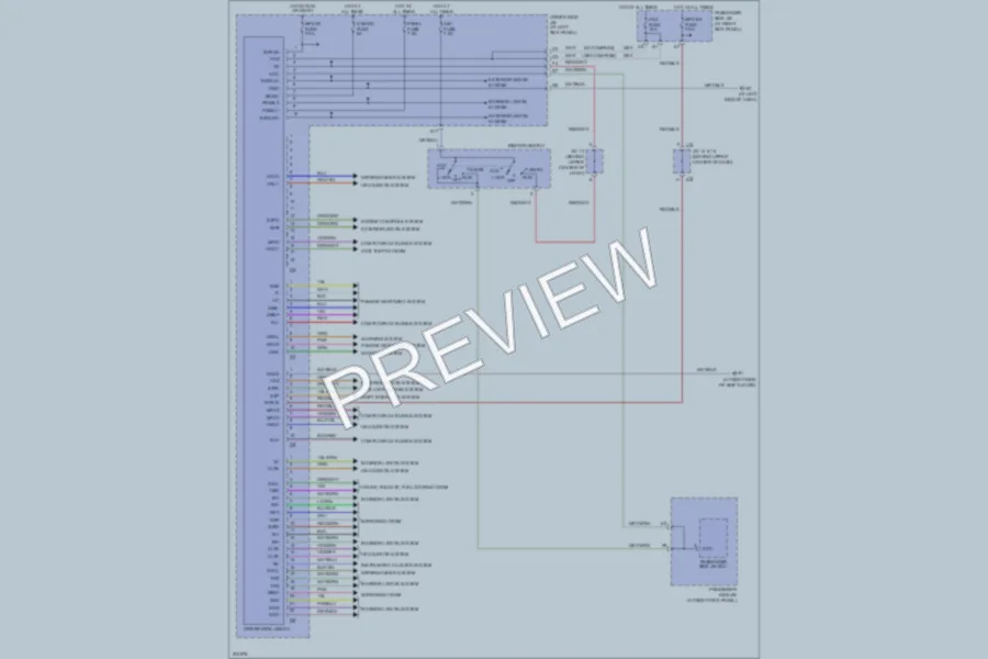 2005 Lexus LS430 Body Control Modules wiring diagram preview