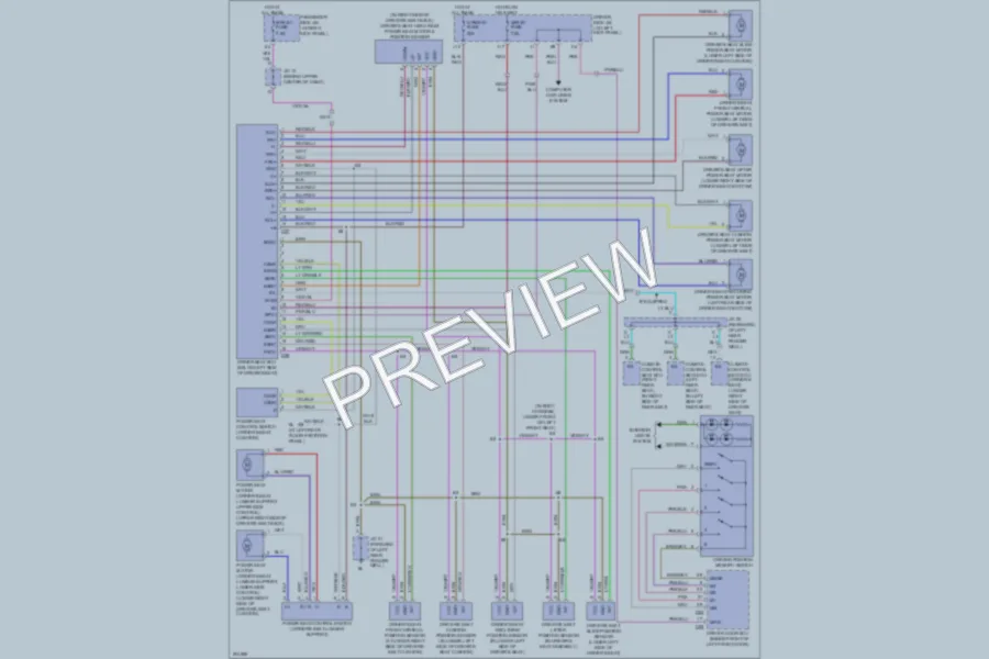 2005 Lexus LS430 Memory Systems wiring diagram preview