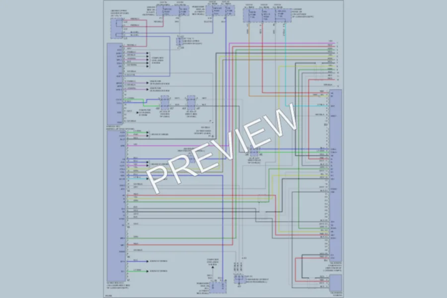 2005 Lexus LS430 Navigation wiring diagram preview