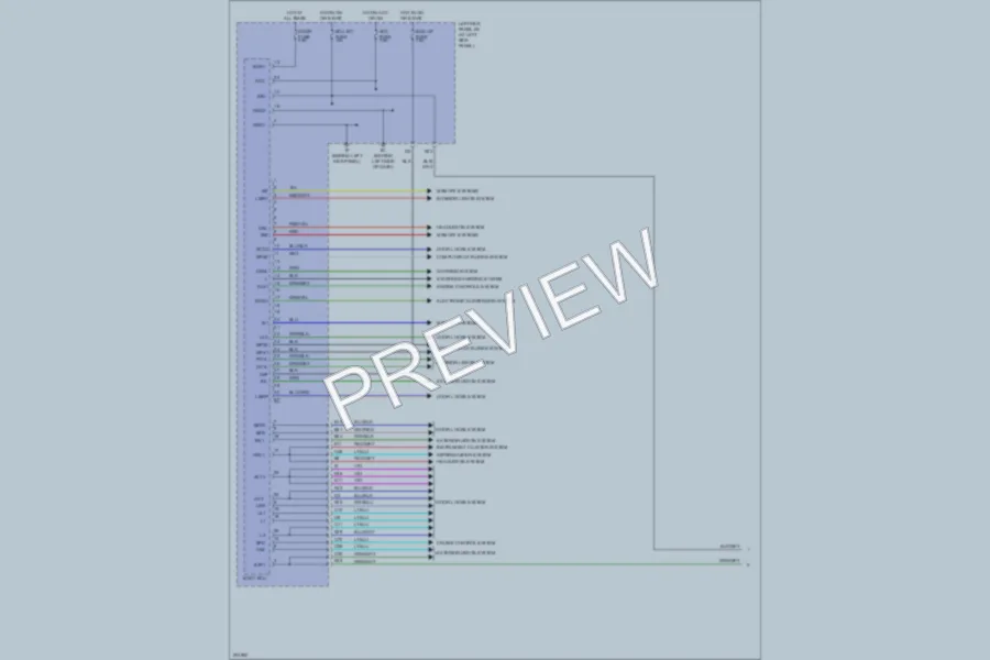 2005 Lexus LX470 Body Control Modules wiring diagram preview
