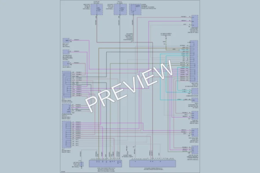 2005 Lexus LX470 Computer Data Lines wiring diagram preview