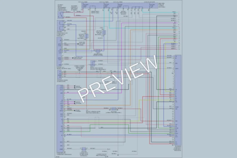 2005 Lexus LX470 Navigation wiring diagram preview