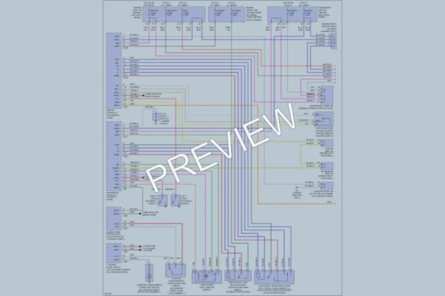2005 Lexus SC430 Anti Theft wiring diagram preview