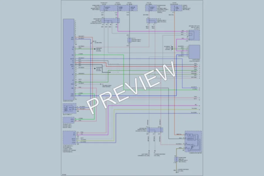 2005 Lexus SC430 Radio wiring diagram preview