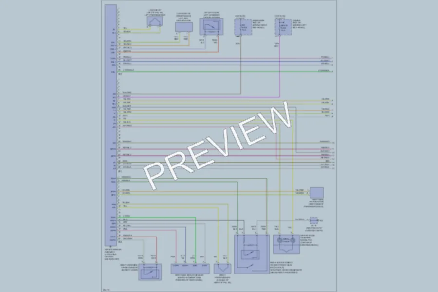 2005 Lexus SC430 Supplemental Restraints wiring diagram preview