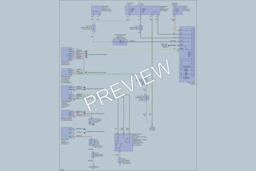 2005 Lexus SC430 Warning Systems wiring diagram preview
