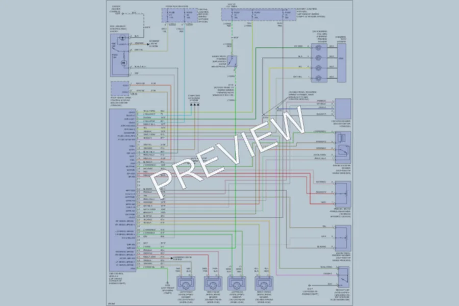 2005 Lincoln Aviator Anti Lock Brakes wiring diagram preview