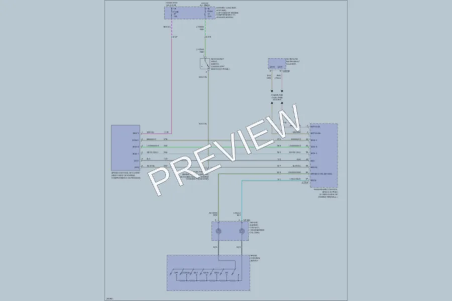 2005 Lincoln Aviator Cruise Control wiring diagram preview