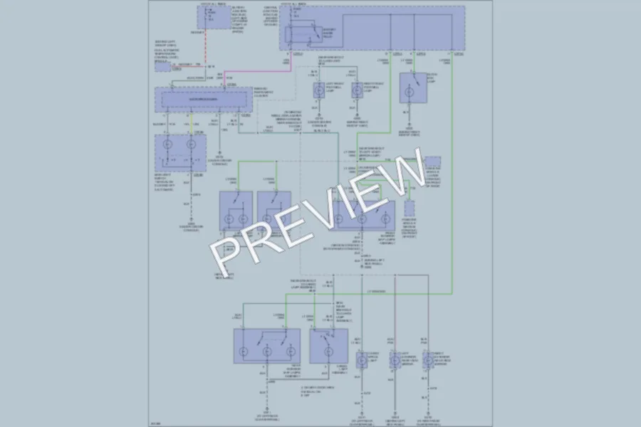 2005 Lincoln Aviator Interior Lights wiring diagram preview