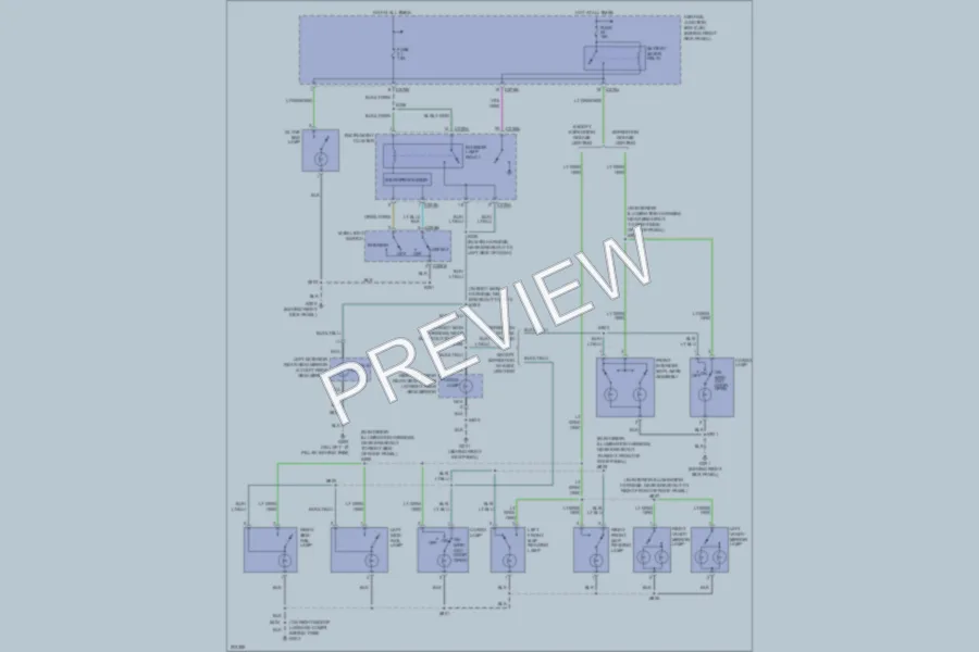 2005 Lincoln Navigator Interior Lights wiring diagram preview