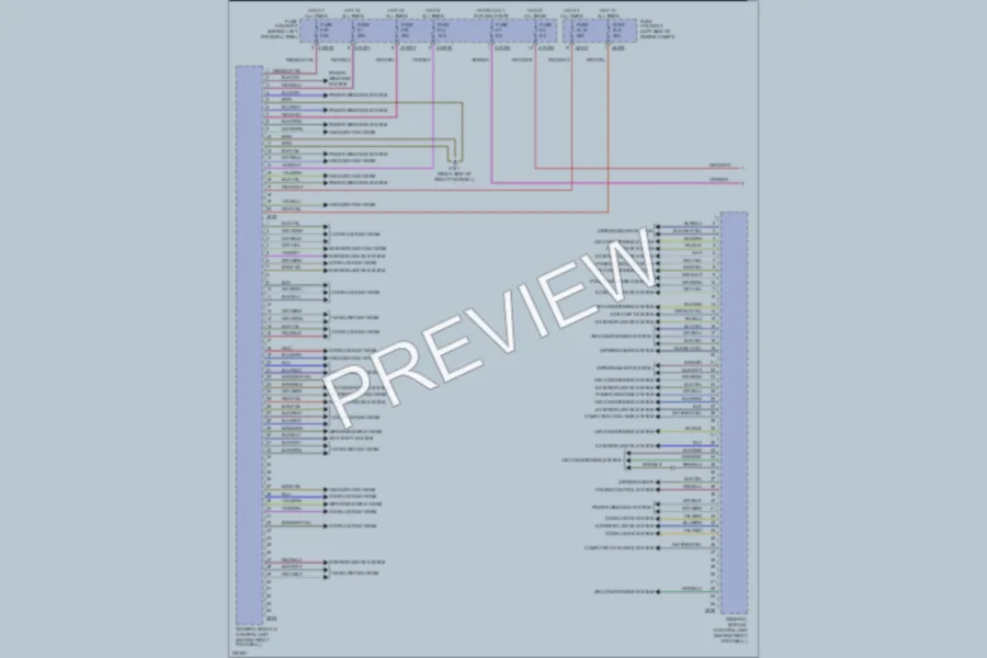 2005 MINI Cooper Body Control Modules wiring diagram preview