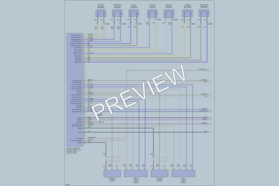2005 MINI Cooper Supplemental Restraints wiring diagram preview