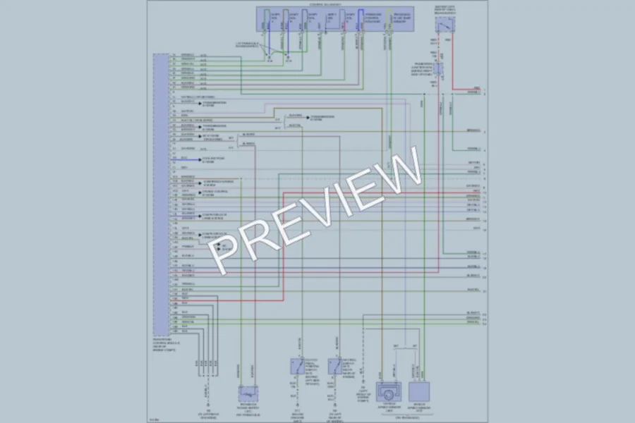 2005 Mazda 3 Engine Performance wiring diagram preview