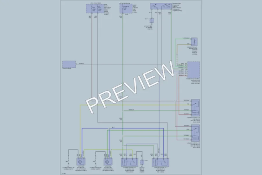 2005 Mazda 6 Cooling Fan wiring diagram preview