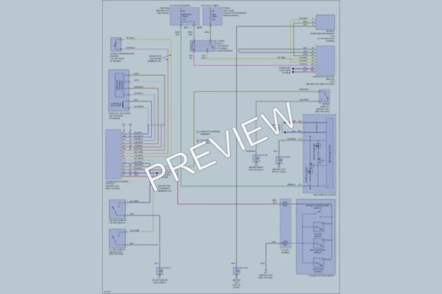 2005 Mazda 6 Cruise Control wiring diagram preview