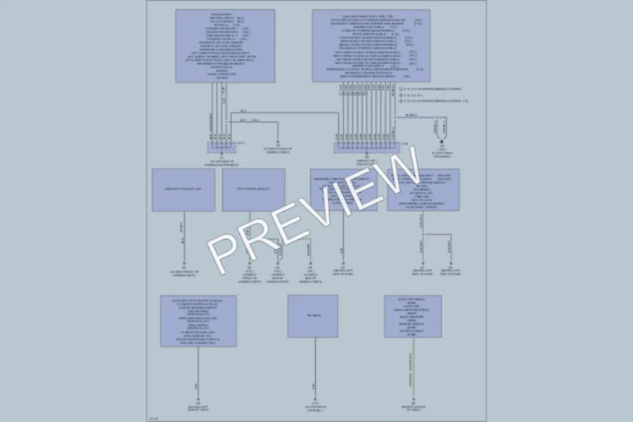 2005 Mazda 6 Ground Distribution wiring diagram preview