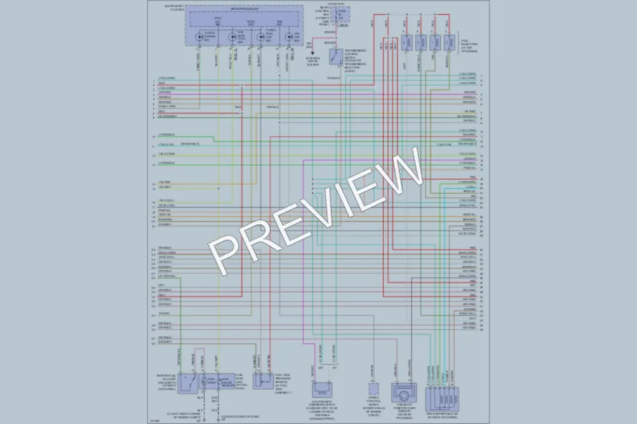 2005 Mazda B2300 Engine Performance wiring diagram preview