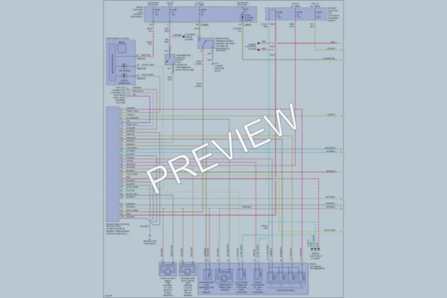 2005 Mazda B2300 Transmission wiring diagram preview