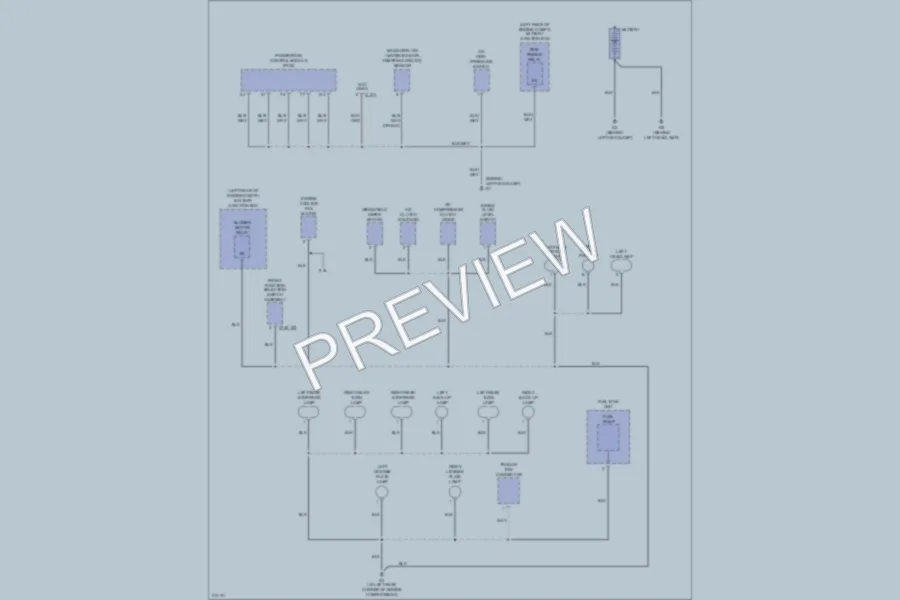 2005 Mazda B4000 Ground Distribution wiring diagram preview