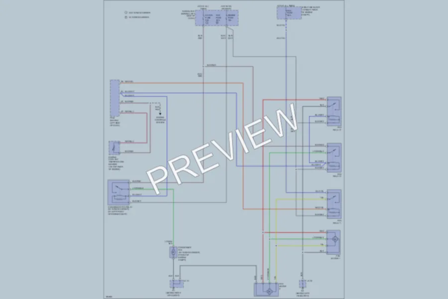 2005 Mazda Miata Cooling Fan wiring diagram preview