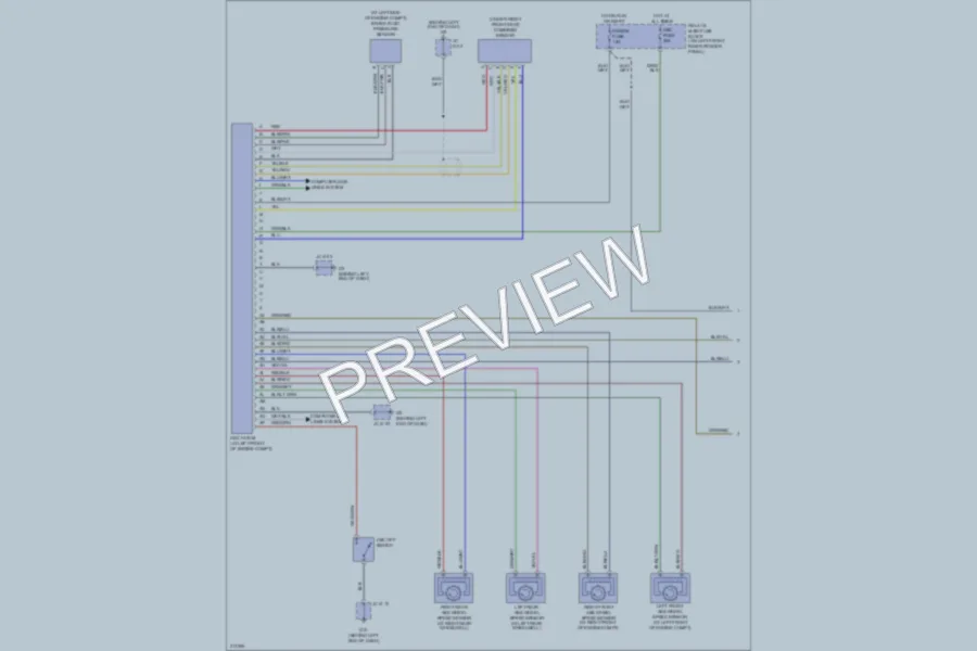 2005 Mazda RX8 Anti Lock Brakes wiring diagram preview