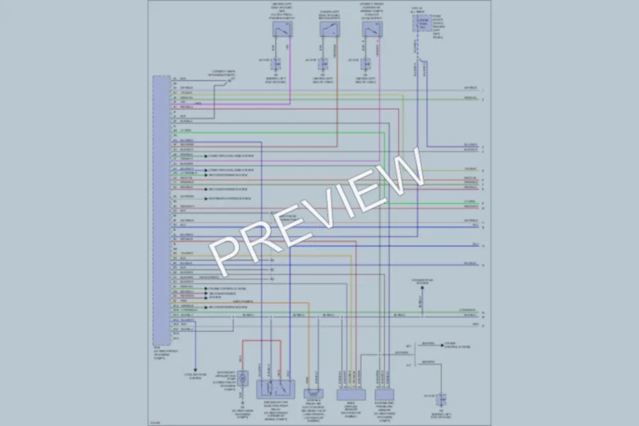 2005 Mazda RX8 Engine Performance wiring diagram preview