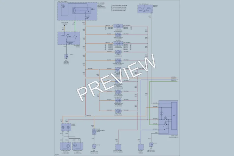 2005 Mazda RX8 Interior Lights wiring diagram preview