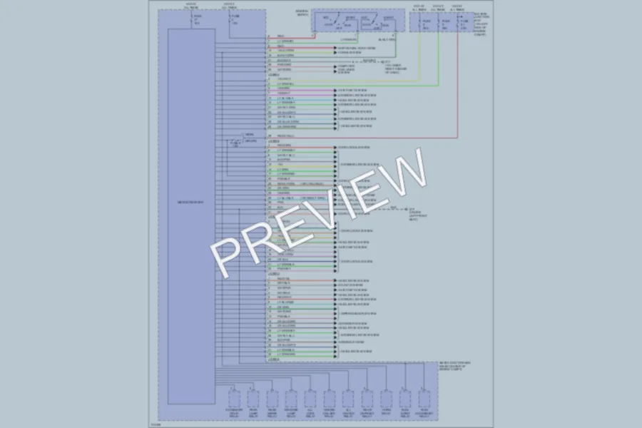2005 Mazda Tribute Body Control Modules wiring diagram preview
