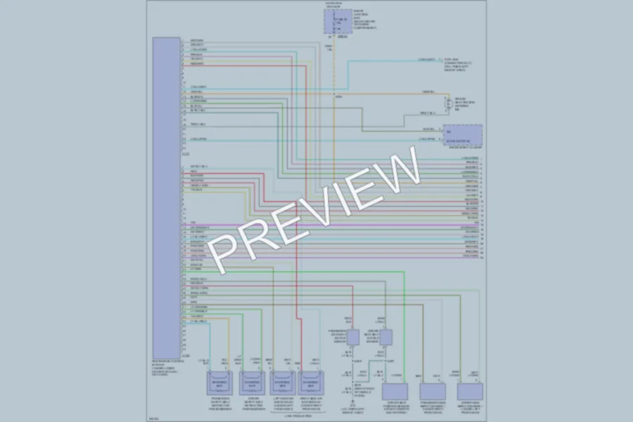 2005 Mazda Tribute Supplemental Restraints wiring diagram preview
