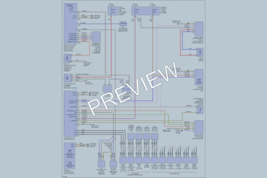 2005 MercedesBenz C230 Air Conditioning wiring diagram preview