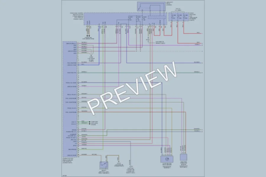 2005 MercedesBenz C230 Engine Performance wiring diagram preview