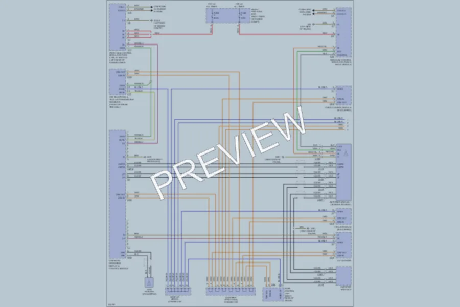 2005 MercedesBenz C230 Radio wiring diagram preview